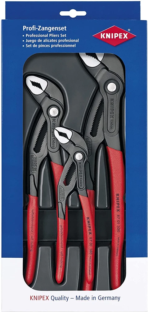 Knipex replių komplektas Cobra, 3 vnt.