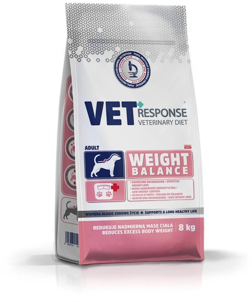 VET RESPONSE Weight balance – sausas Maistas šunims – 8kg