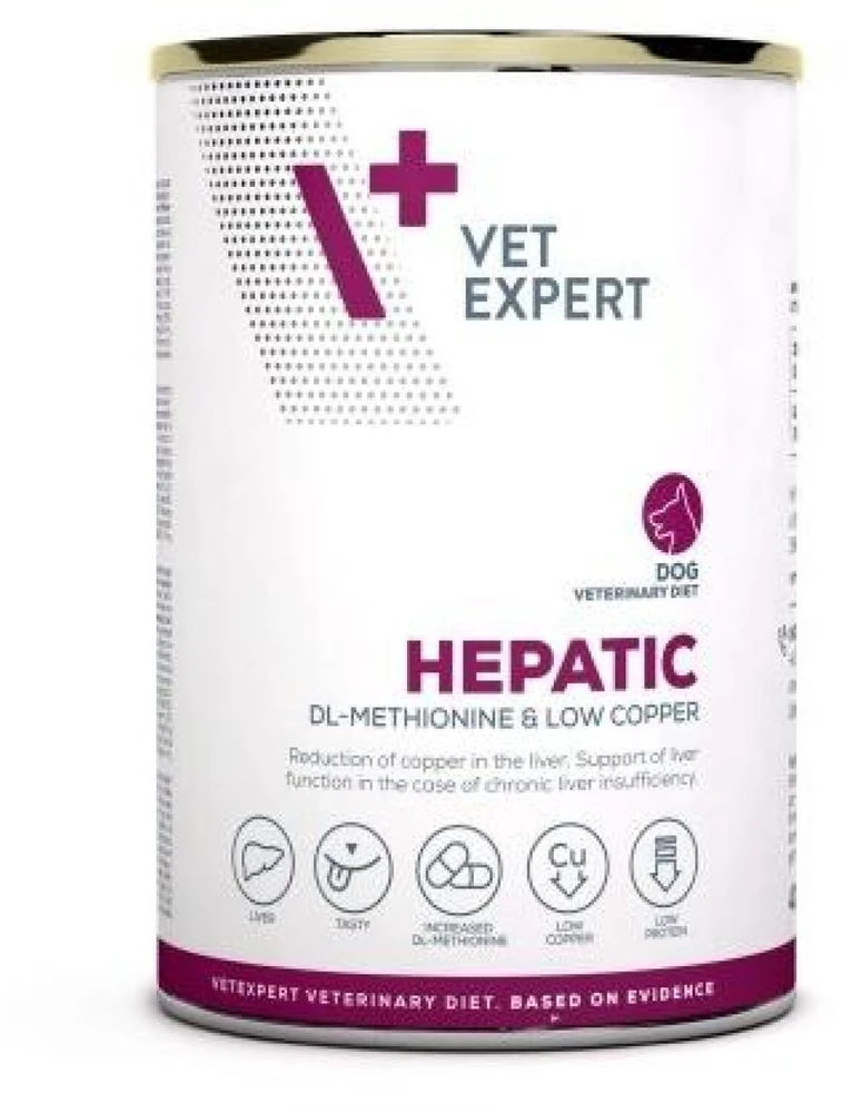 VET EXPERT Veterinary Diet Hepatic Dog - šlapias šunų maistas - 400g