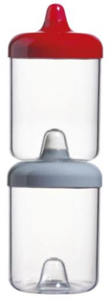 ViceVersa round canister 1L pilkas 11371