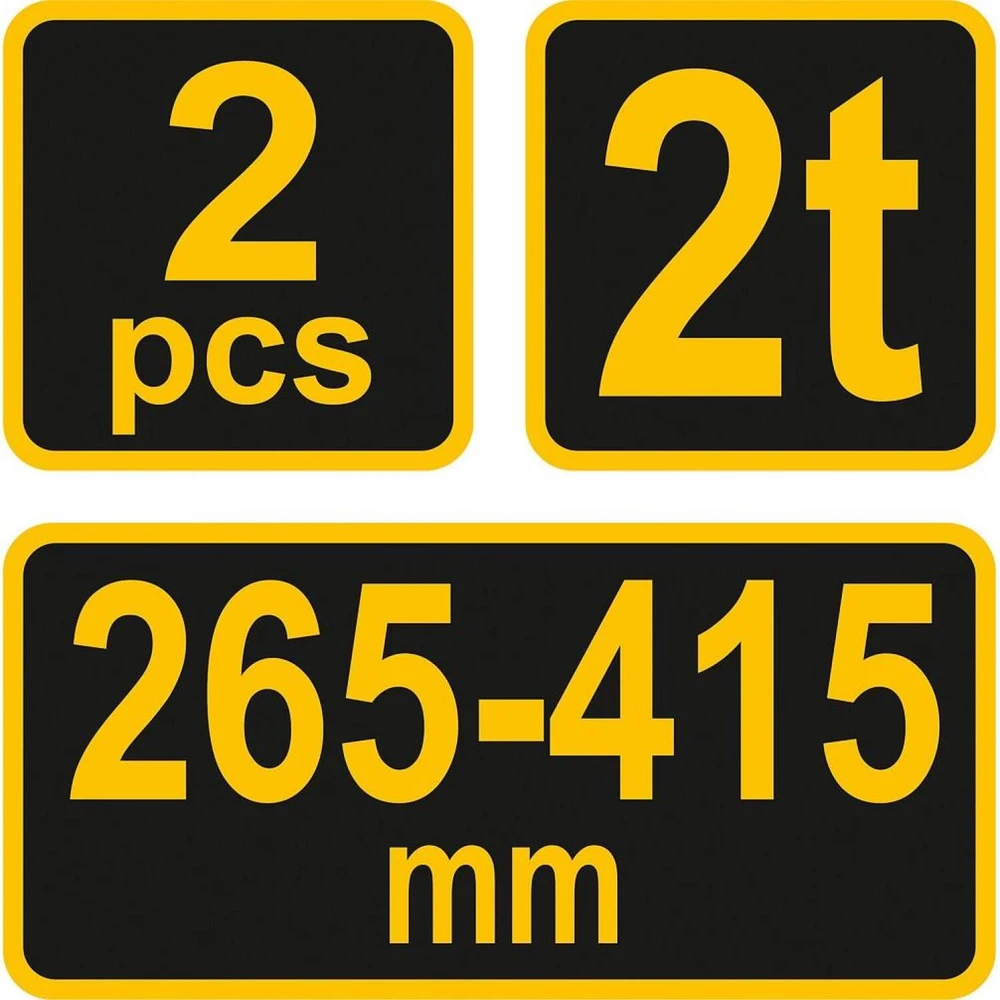 VOREL Domkratai, 2 vnt., 2 tonos, 80307