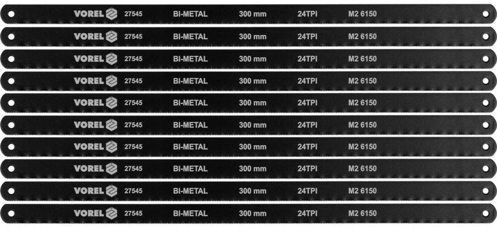 VOREL BIMETALINIS PJŪKLELIS, rinkinys 10 vnt.