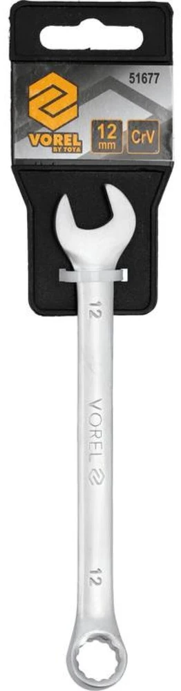 VOREL KOMBINUOTASIS VERŽTAKLIS Cr-V 12mm SATIN 51677