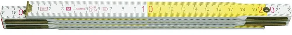 VOREL MIARA SKŁADANA DREWNIANA Baltai-Geltona 1m 15004