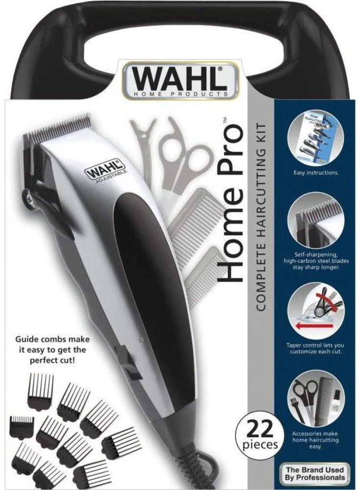 Plaukų kirpimo mašinėlė Wahl Home Pro Haircutting Kit 9243-2216 su priedais