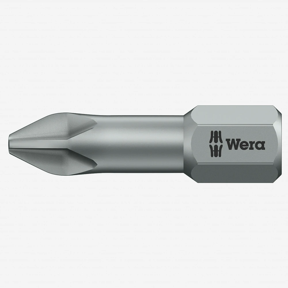 Grąžtas Wera 851/1 TZ, 1 vnt., „Phillips“, PH 2, 25 mm, 3 g, 25,4 / 4 mm (1 / 4 colio)