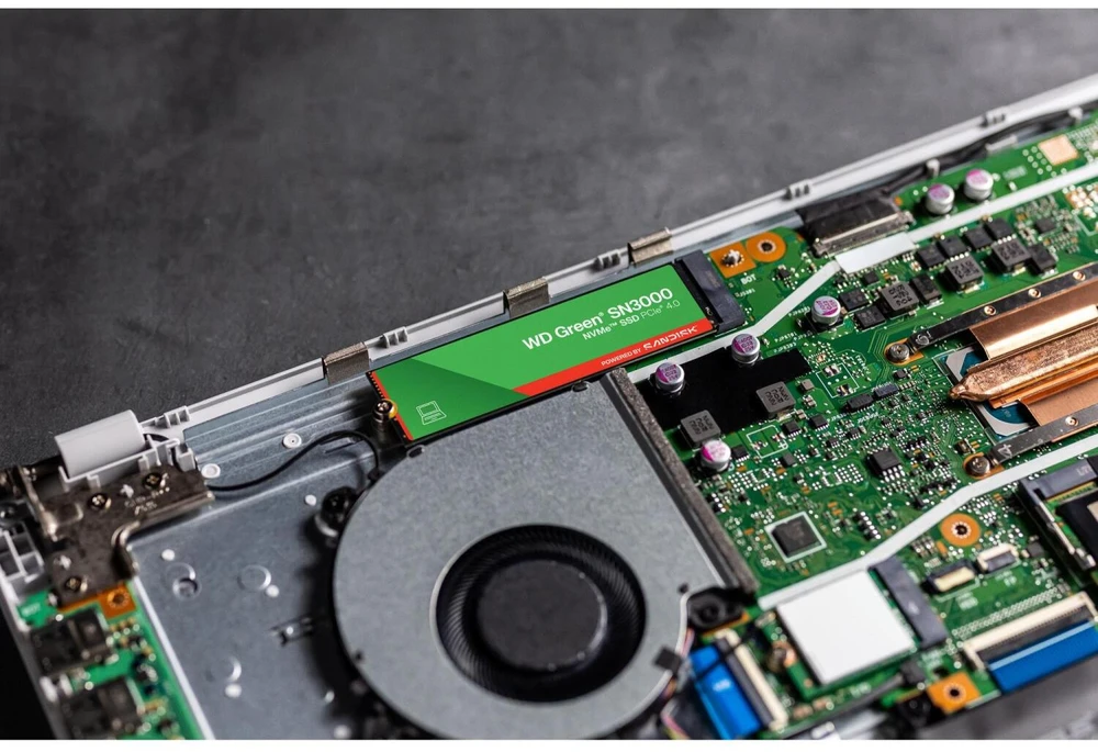 Western Digital Žalias WD ™ SN3000 NVMe™ SSD su SANDISK technologija 500 GB