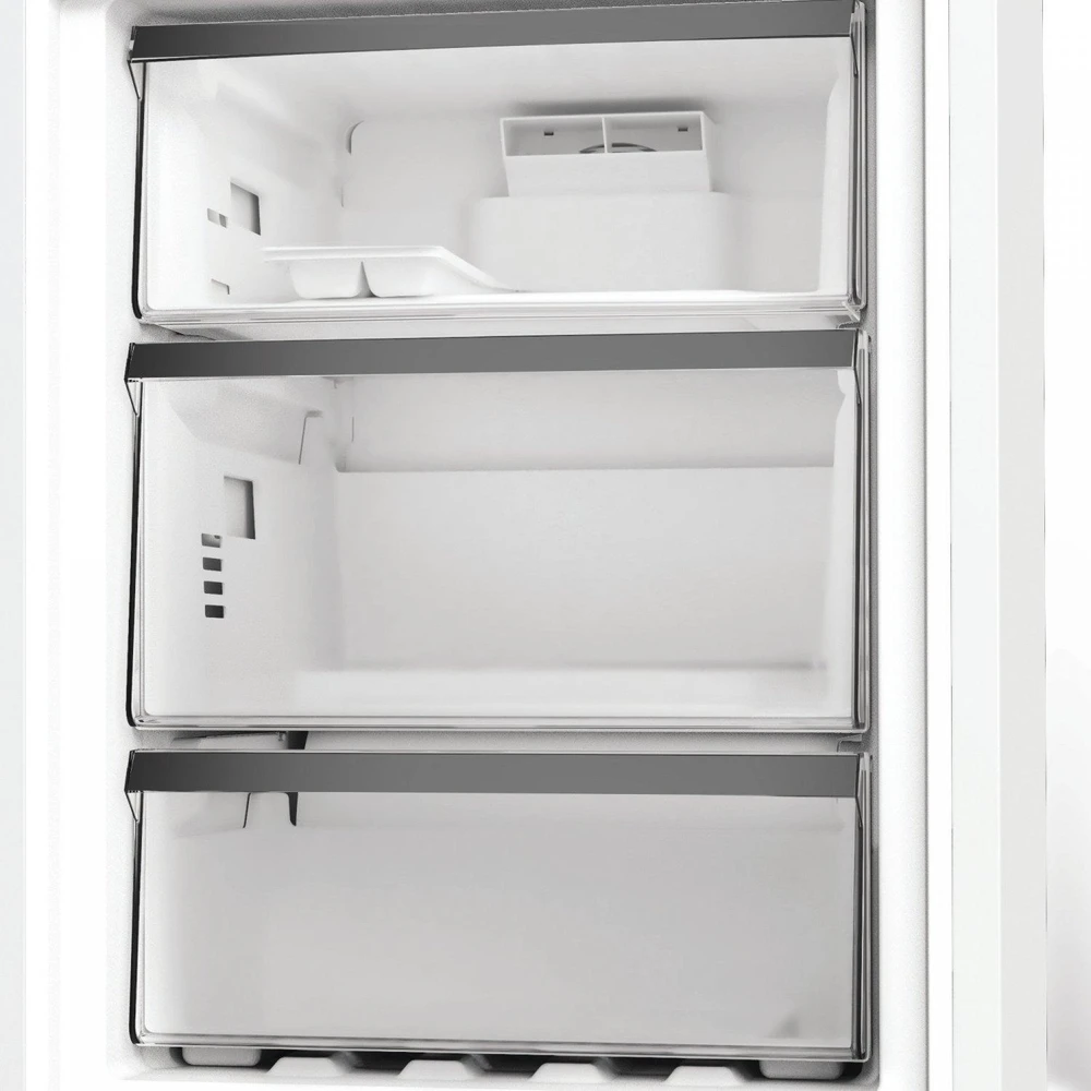 Whirlpool Šaldytuvas | WHK 26364 XP7E | Energy efficiency class B | Free standing | Combi | Height 186.5 cm | No Frost system | Šaldytuvas net capacity 210 L | Šaldiklis net capacity 106 L | 35 dB | Pearl Inox