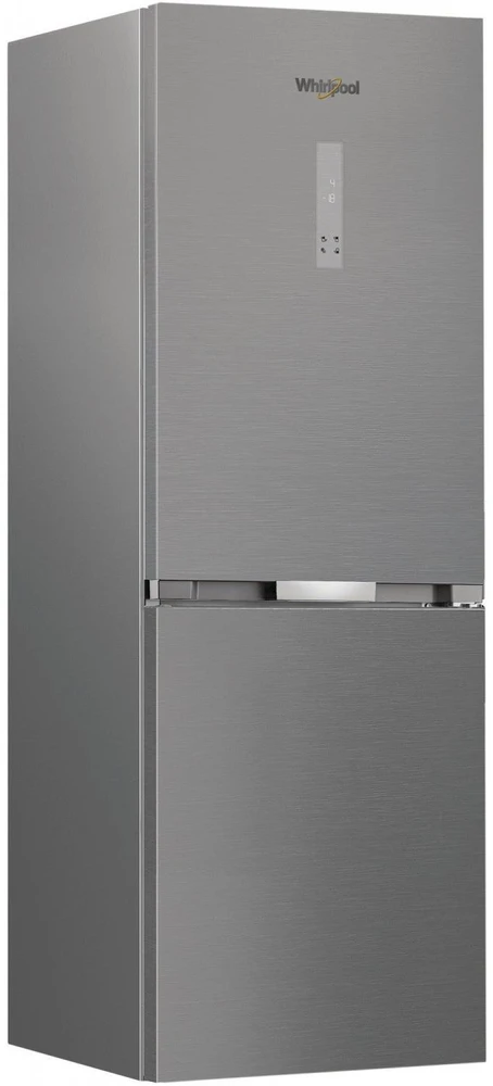 Whirlpool Šaldytuvas | WHK 26364 XP7E | Energy efficiency class B | Free standing | Combi | Height 186.5 cm | No Frost system | Šaldytuvas net capacity 210 L | Šaldiklis net capacity 106 L | 35 dB | Pearl Inox