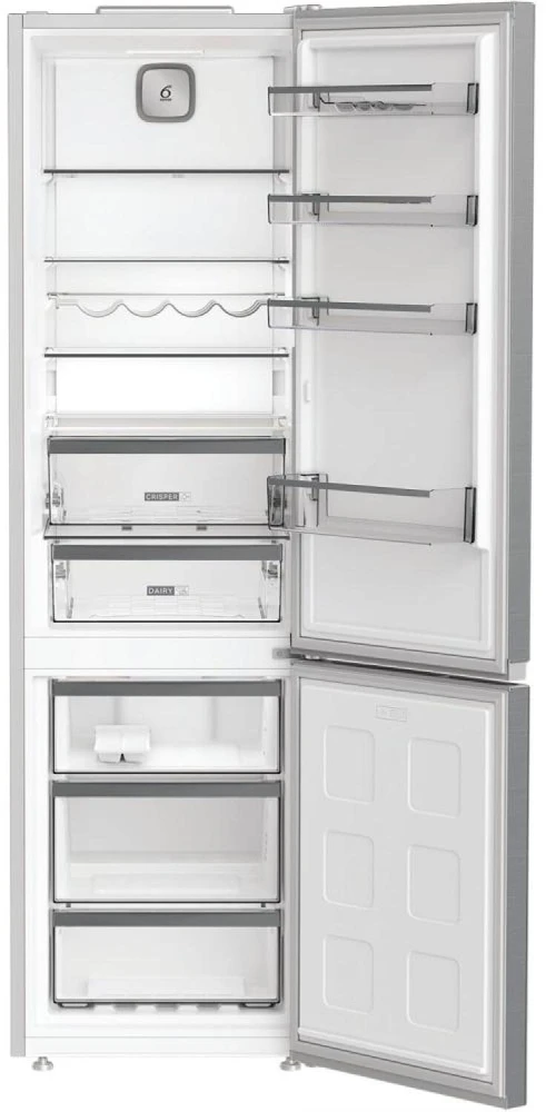 Whirlpool Šaldytuvas | WHK 26402 XP4E | Energijos vartojimo klasė E | Laisvai pastatomas | Kombinuotas | Aukštis 203,5 cm | No Frost sistema | Šaldytuvo neto talpa 249 L | Šaldiklio neto talpa 106 L | Ekranas | 37 dB | Sidabrinė spalva