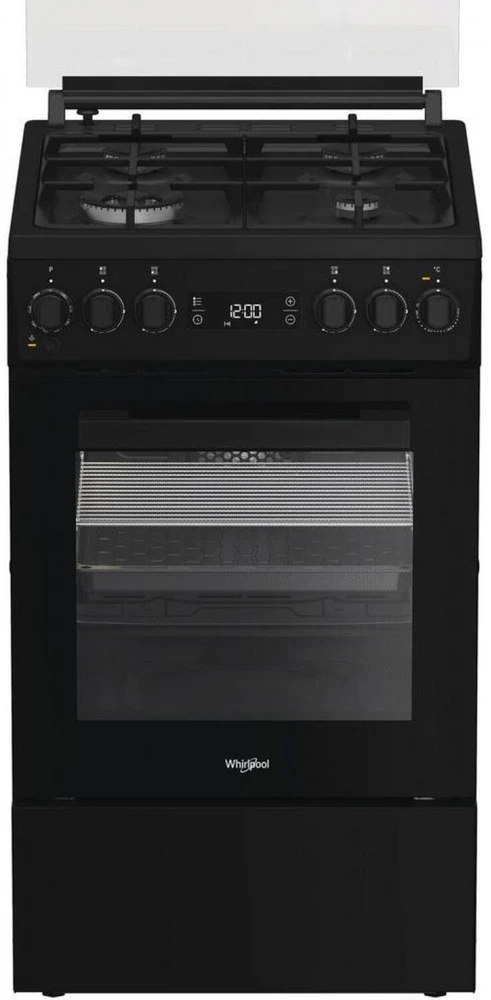 Whirlpool Viryklė | W5G8LMSWTA | Kaitlentės tipas Dujinė | Orkaitės tipas Elektrinė | Antracitas | Plotis 50 cm | Gylis 60 cm | Energijos vartojimo klasė A | 60 L