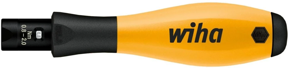 Wiha Drehmoment-Schraubendreher Set TorqueVario-S Micro ESD (juodas/gelb, 18-teilig, 0,1 - 0,6Nm)