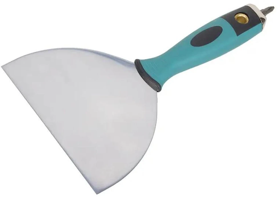 WOLFCRAFT SZPACHELKA PROFESJONALNA SZEROKA UCHWYT 2-KOMPONENTOWY + BIT