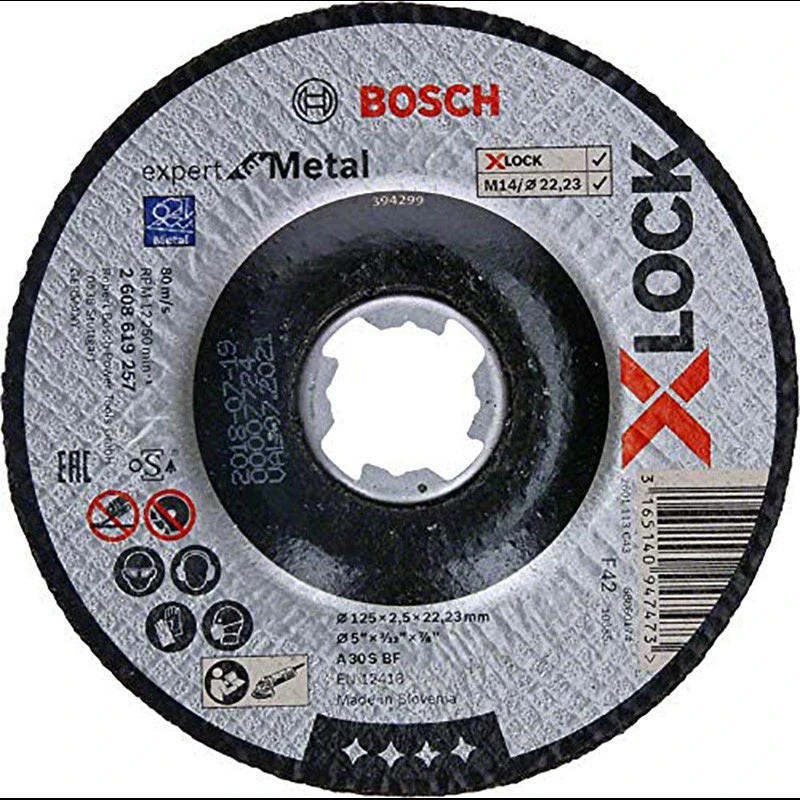Bosch X-LOCK Expert for Metal 125 × 2,5 × 22,23 mm