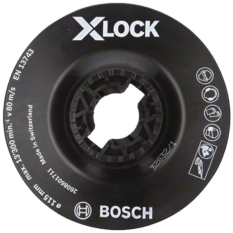Bosch X-LOCK atraminis padas minkštas, Ø 115mm, šlifavimo padas