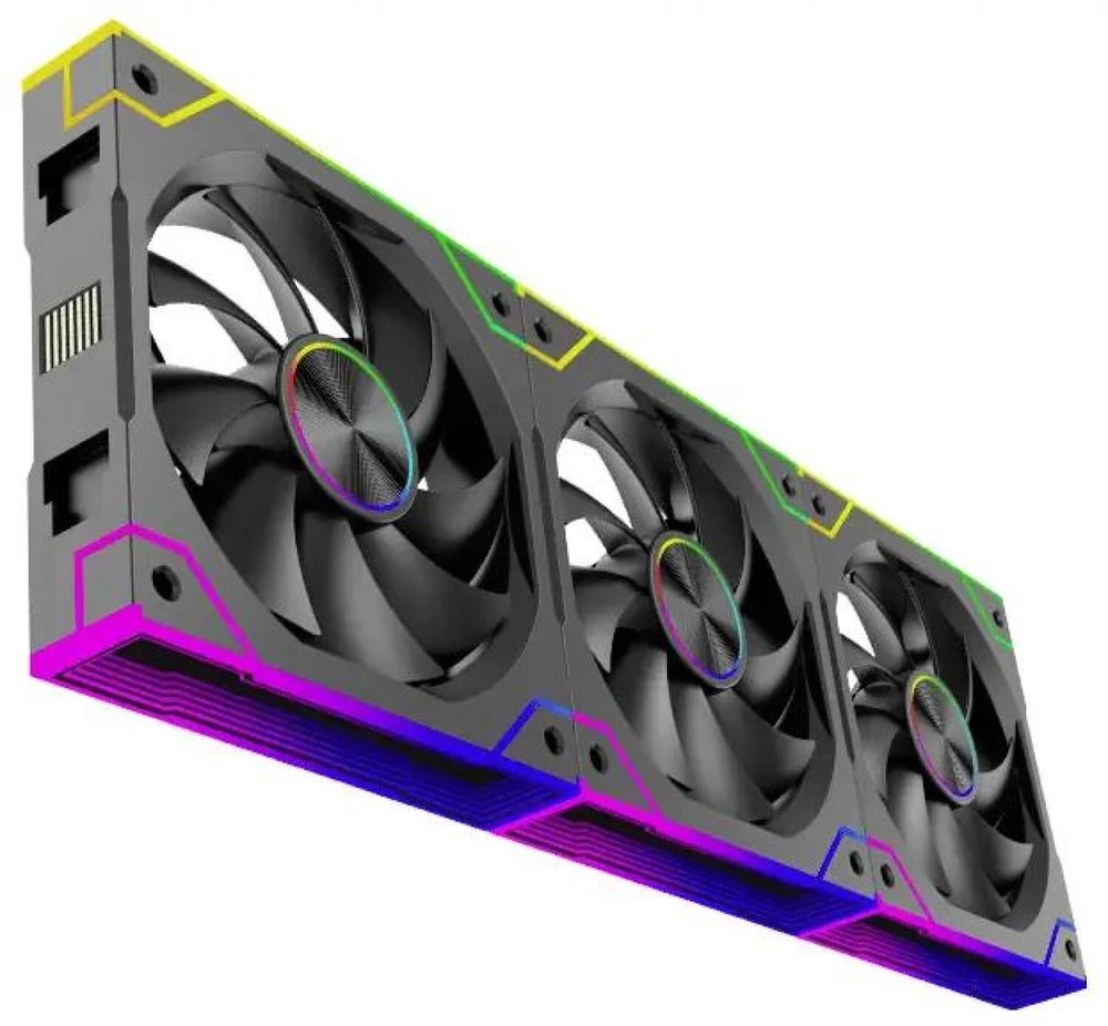 Ventiliatorius Xilence Performance A+ XPF360.ARGB 120 mm PWM ARGB 3 vnt. rinkinys juodas (XF072)
