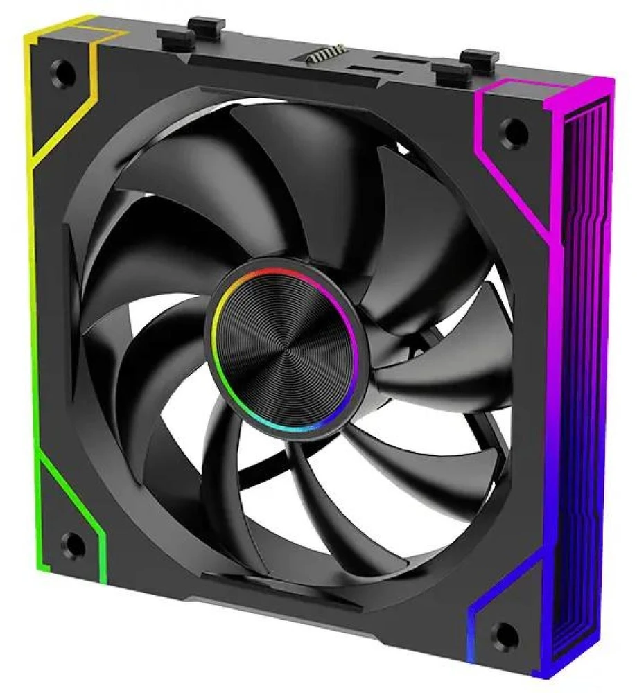 Ventiliatorius Xilence Performance A+ XPF360.ARGB 120 mm PWM ARGB 3 vnt. rinkinys juodas (XF072)