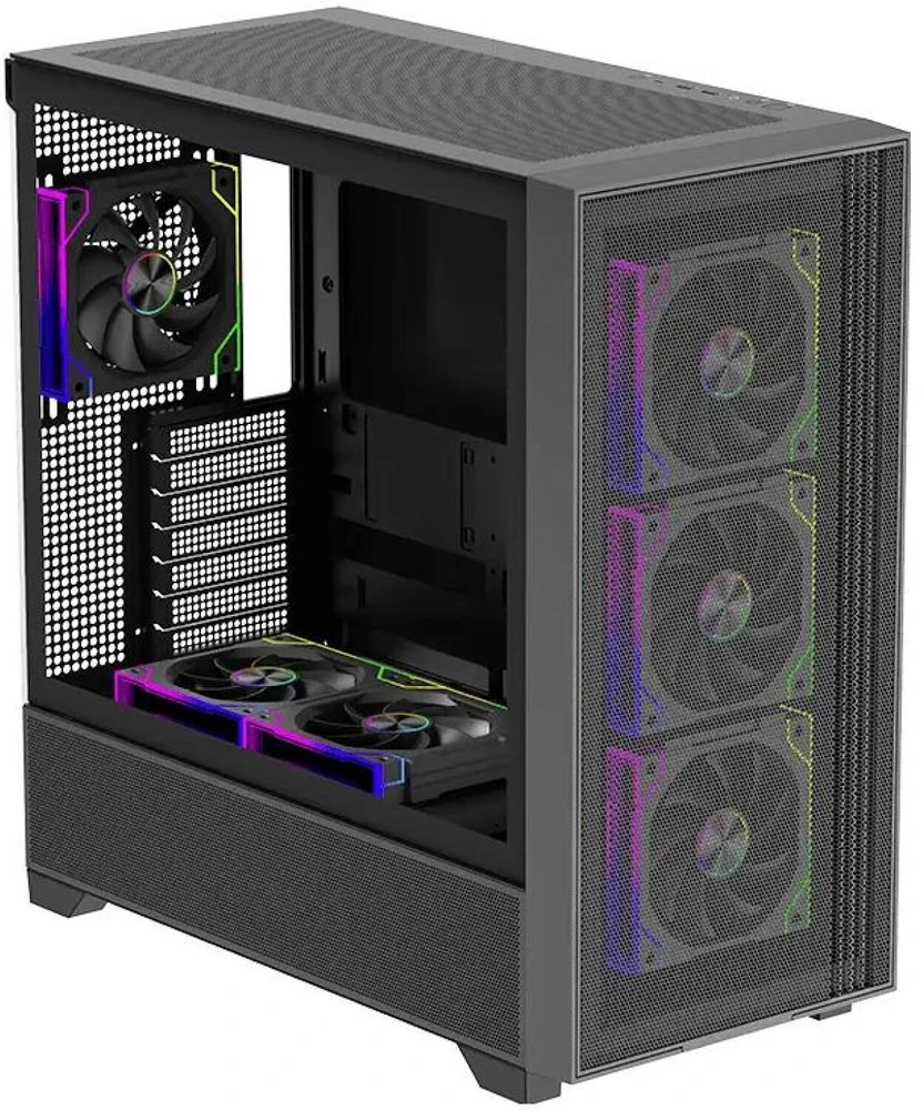 Ventiliatorius Xilence Performance A+ XPF360.ARGB 120 mm PWM ARGB 3 vnt. rinkinys juodas (XF072)
