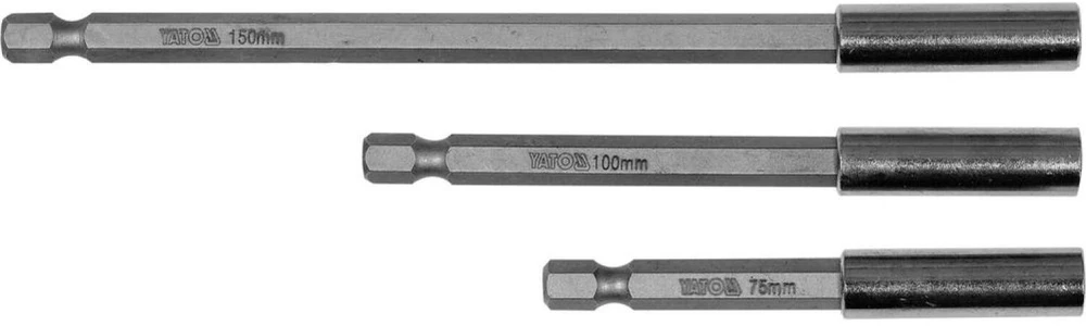 Yato Toya Sa Poland Antgalių laikikliai | 6,3 mm (1/4") | 75 | 100 | 150 mm | 3 vnt. (YT-04699)