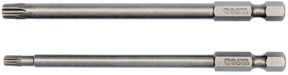 Yato SUKTUČIŲ ANTGALIAI 1/4'', 2 vnt., TORX APSAUGA: T20X100MM, T30X100MM