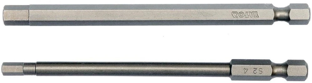 YATO KOŃCÓWKA / BIT 1/4" HEX 4x100mm + HEX 6x100mm 2vnt.. 0495