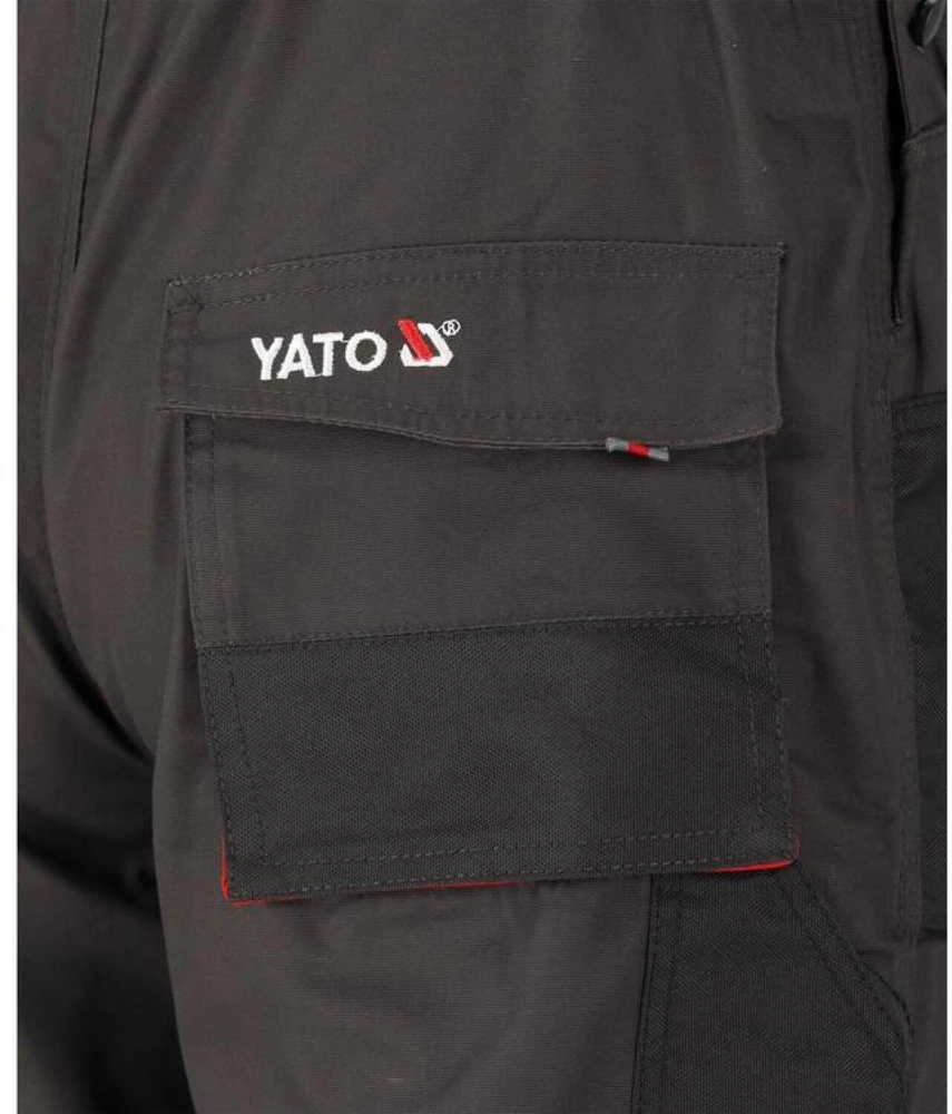 Yato Darbo kombinezonas, dydis XL, su vienuolika kišenių, bazalto darbo drabužiai