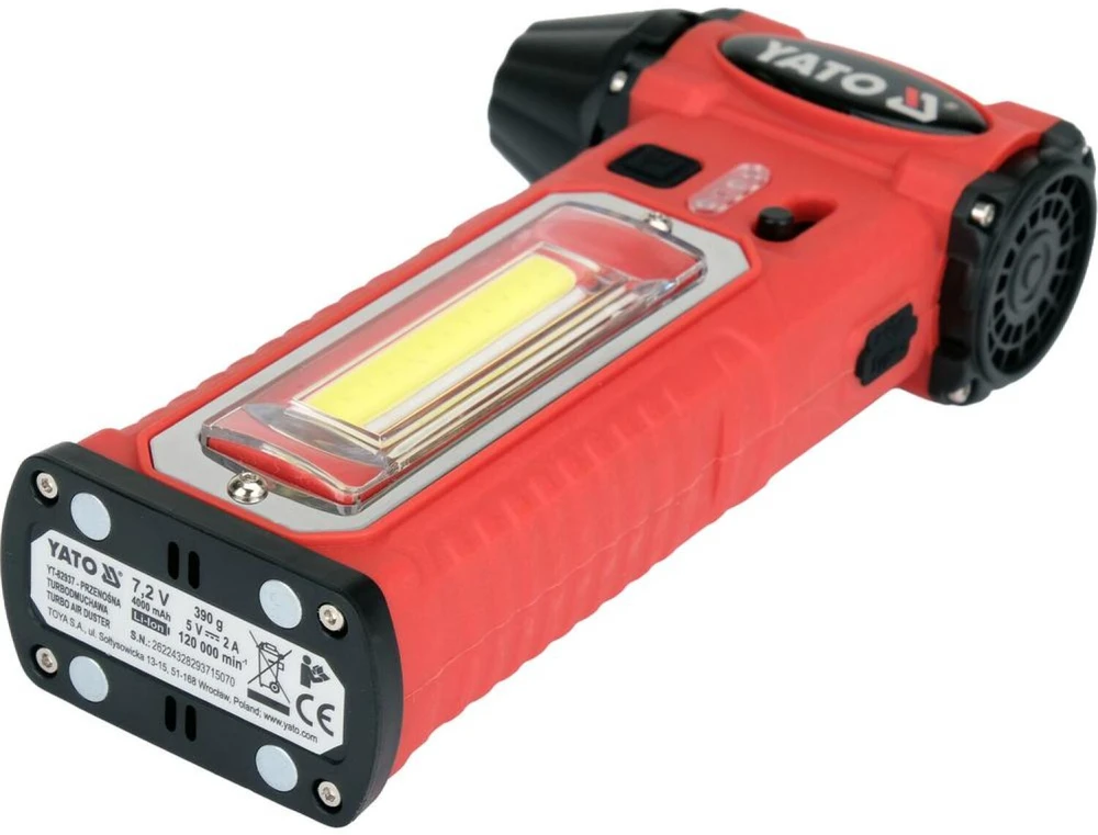 Yato Toya Sa Poland Daugiafunkcis turbo oro pūstuvas | 110000 aps./min | 4000 mAh | LED COB (YT-82937)