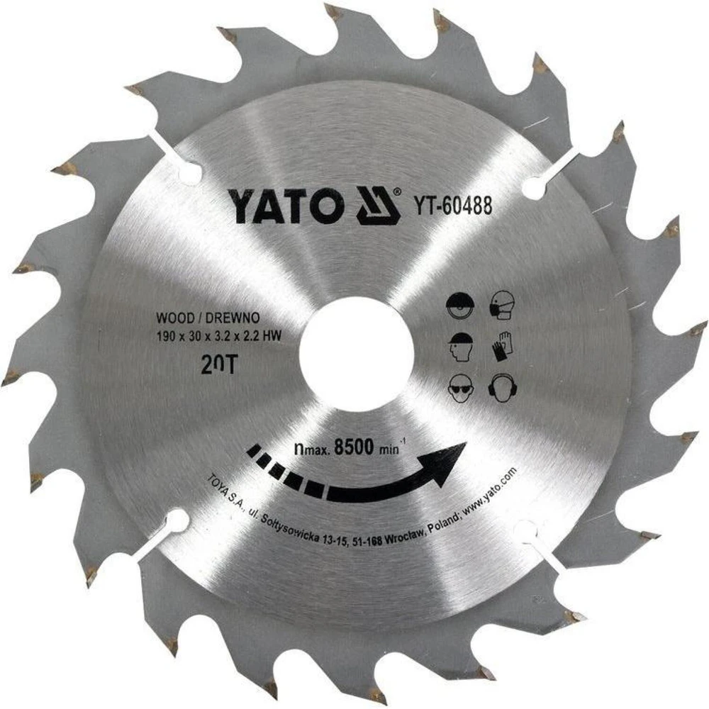 Yato Diskinis pjūklas medienai 190x20x30mm (YT-60488)