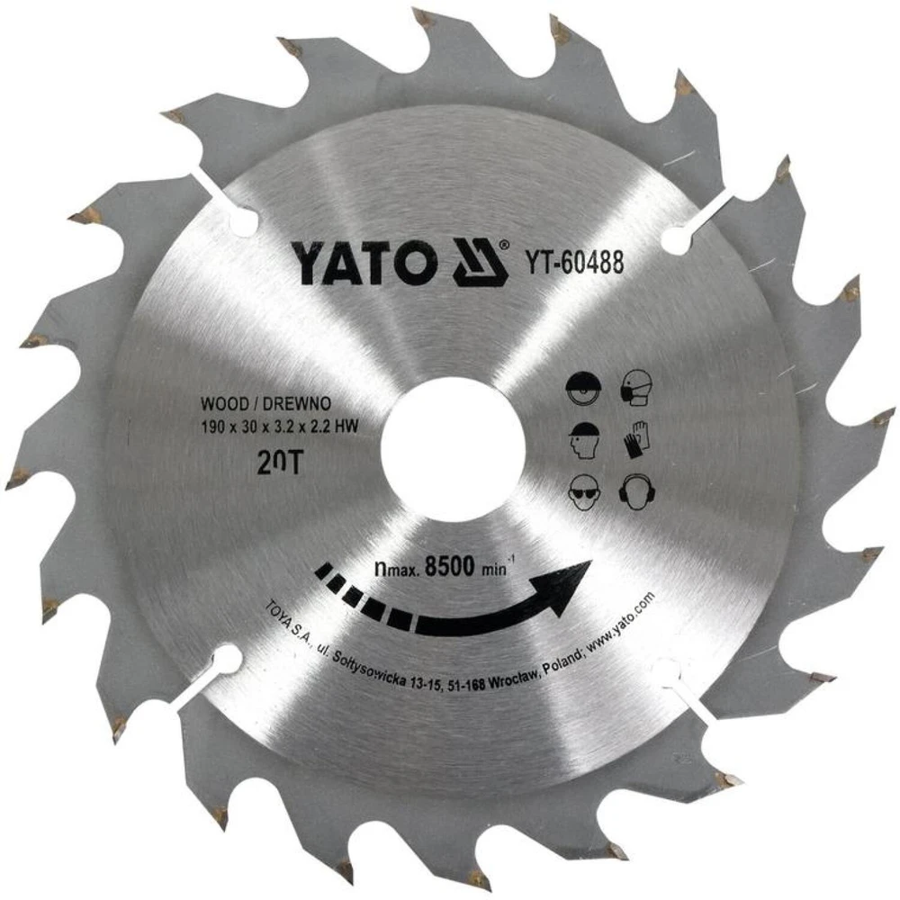 YATO WIDI diskinis pjūklas 350x30 mm 84 dantuku 6083