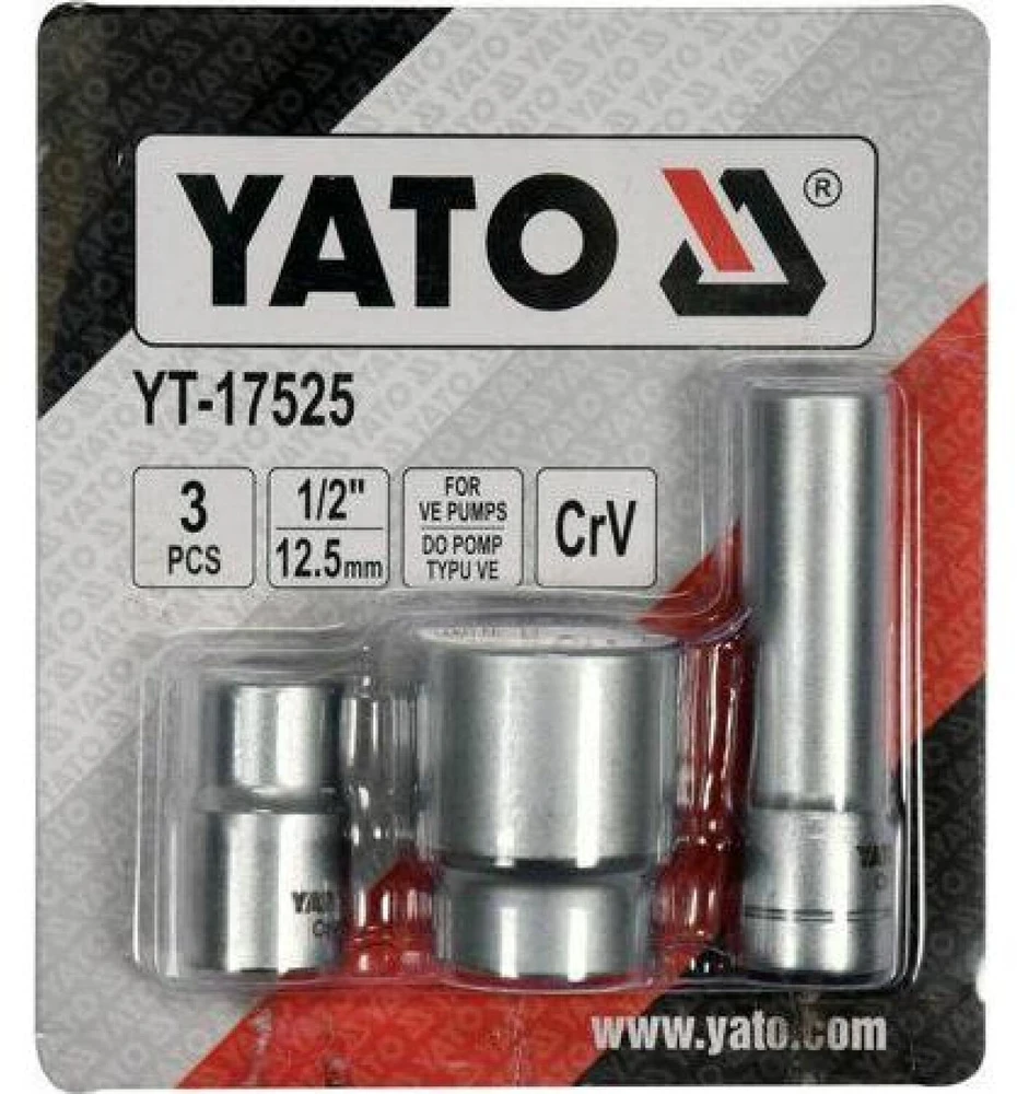 Yato Toya Sa Poland Siurblio (Bosch) reguliavimo galvučių rinkinys (YT-17525)