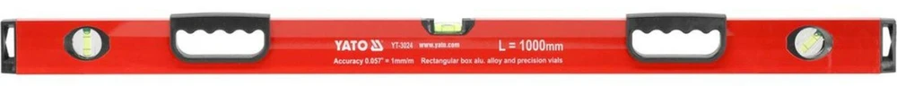 Yato ALIUMINIO LYGIS, 2 RANKENĖLES 1000 MM