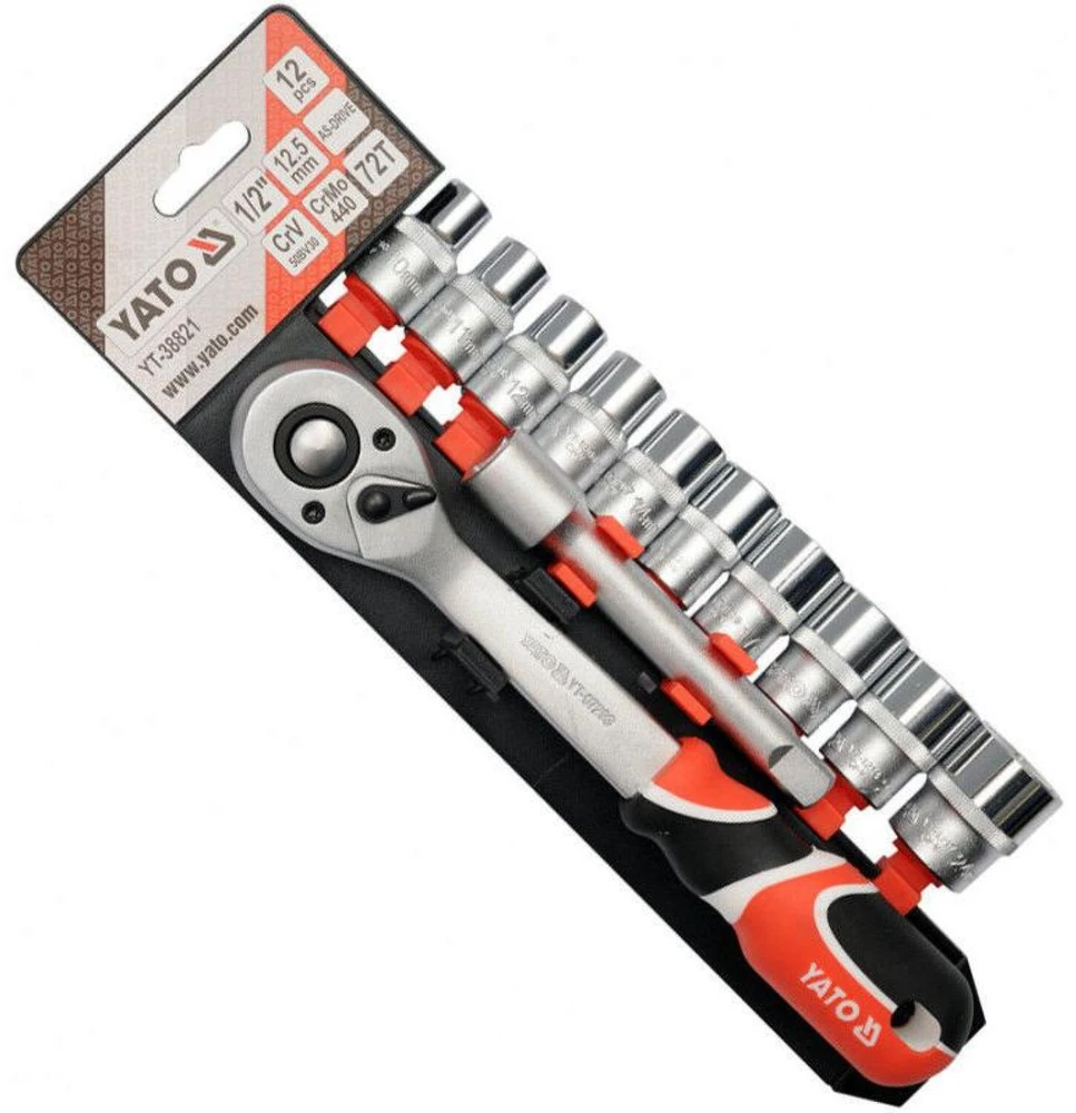 YATO Rinkinys KLUCZY 1/2" 12 vnt. 38821