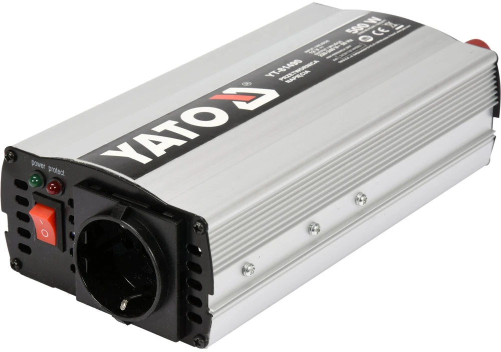 Yato Toya Sa Poland Automobilinis įtampos inverteris 12/230V 500W (YT-81490)