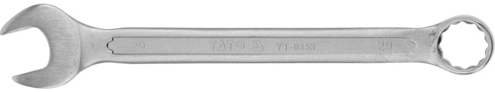 YATO KLUCZ PŁASKO-OCZKOWY 29mm, Z POLEROWANĄ GŁÓWKĄ 0358