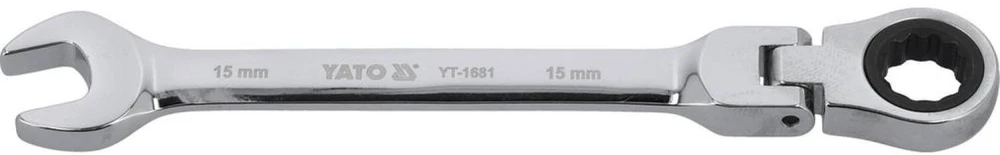 YATO KOMBINUOTASIS VERŽTAŽKLAS SU RETKETU 15mm, SU JUNGTU 1681