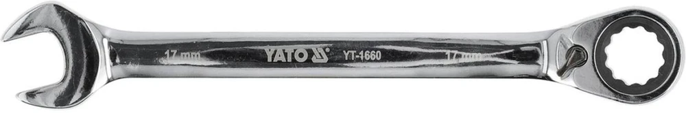 YATO KLUCZ PŁASKO-OCZKOWY Z GRZECHOTKĄ 17mm 1660