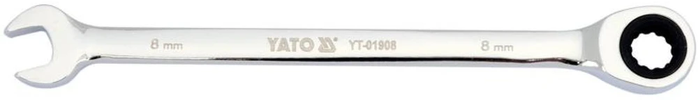 YATO KLUCZ PŁASKO-OCZKOWY Z GRZECHOTKĄ 8 mm /B 01908
