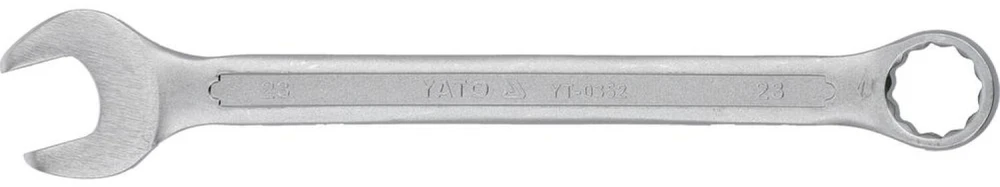 YATO KLUCZ PŁASKO-OCZKOWY 23mm, Z POLEROWANĄ GŁÓWKĄ 0352