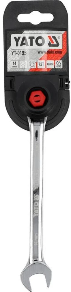 YATO KLUCZ PŁASKO-OCZKOWY Z GRZECHOTKĄ 14 mm /B 0195