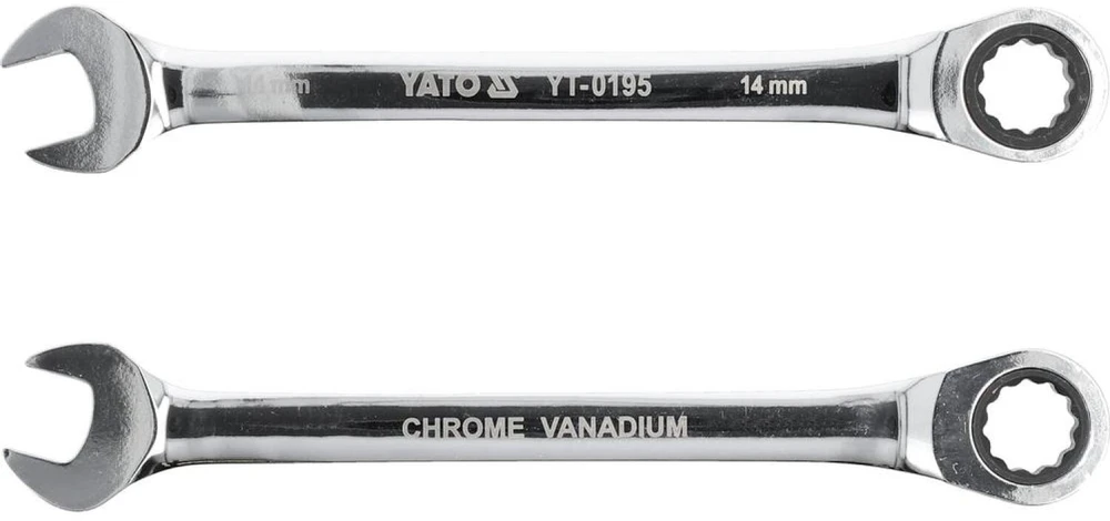 YATO KLUCZ PŁASKO-OCZKOWY Z GRZECHOTKĄ 14 mm /B 0195