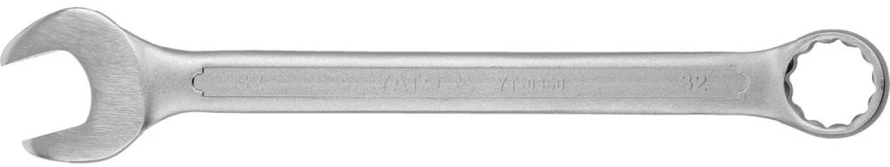 YATO KLUCZ PŁASKO-OCZKOWY 32mm, Z POLEROWANĄ GŁÓWKĄ 0360