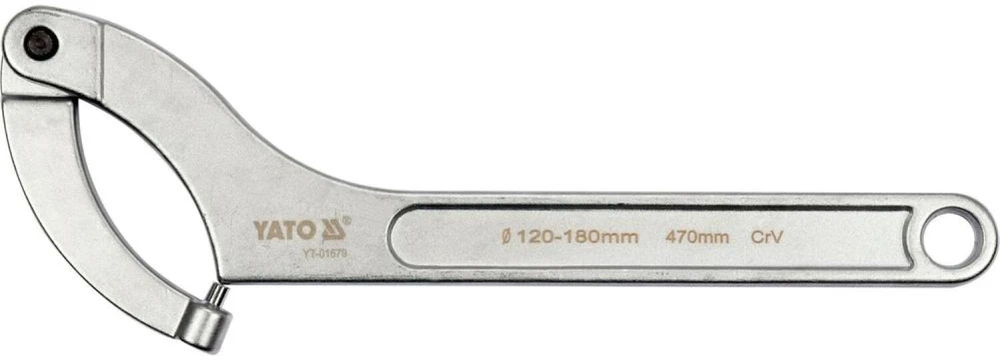 Yato Toya Sa Poland Raktas užmetamas su varžtu Cr-V, 120-180 mm (YT-01679)