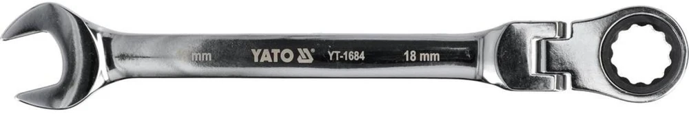 YATO RETEKLINIS VERŽLIAKIS 18 mm, SU JUNGTIMI 1684