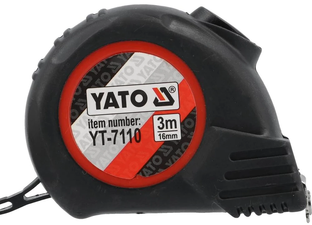 YATO MIARA ZWIJANA 3m Z MAGNESEM, GUMOWANY KORPUS 7110