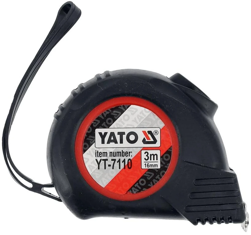 YATO MIARA ZWIJANA 3m Z MAGNESEM, GUMOWANY KORPUS 7110