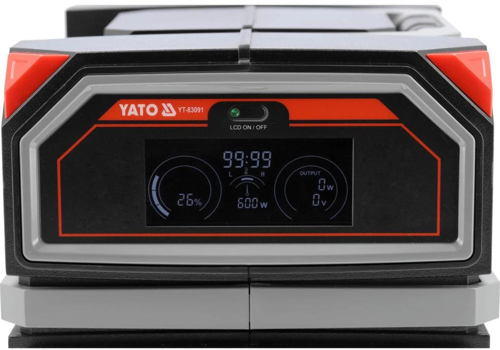 Yato Toya Sa Poland Nešiojama maitinimo stotis 600W, 504WH, 230V, USB-C PD | power bank (YT-83091)