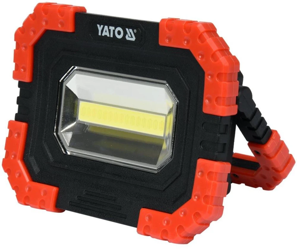 YATO LED PRIEKINIS ŽIBINTAS. Nešiojamas 10W COB 680LM