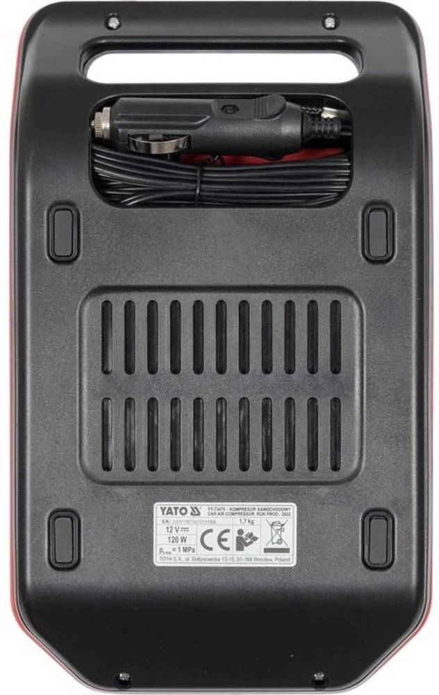 Yato Toya Sa Poland Automobilinis kompresorius | 12 V | 150 PSI (YT-73470)
