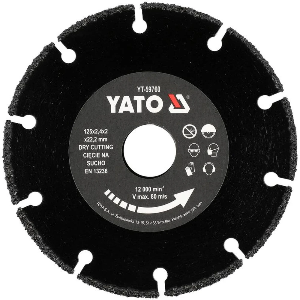 Yato Toya Sa Poland Pjovimo diskas medžiui | 125 mm (YT-59760)