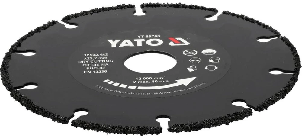 Yato Toya Sa Poland Pjovimo diskas medžiui | 125 mm (YT-59760)